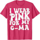 I Wear Pink for My G-ma Breast Cancer Awareness Kids