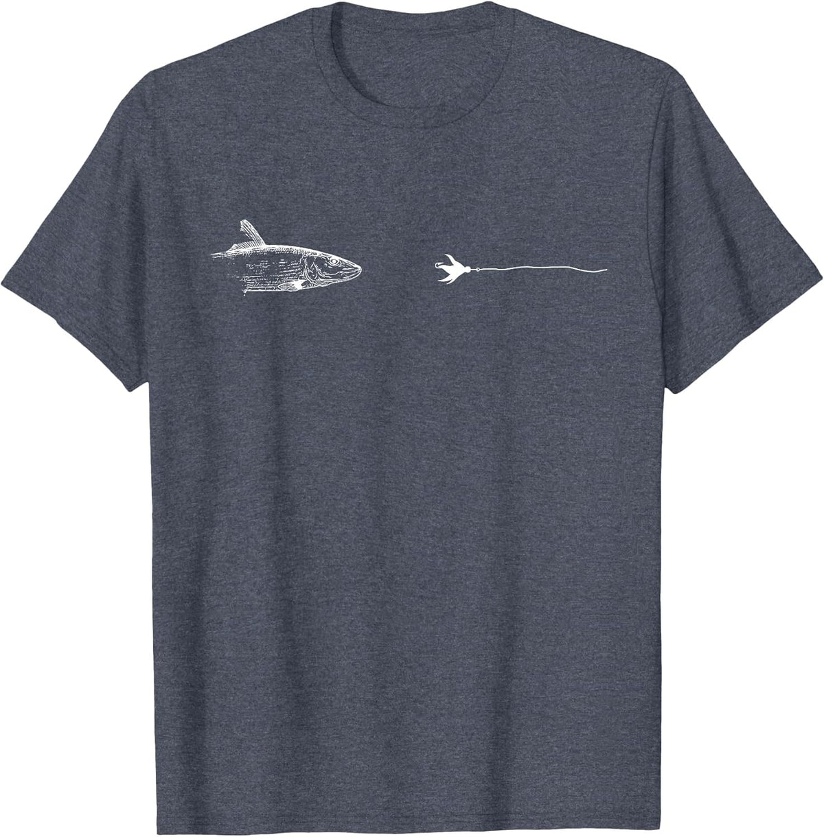 Graphic Fly Fishing Hook Line - Fish Bonefish