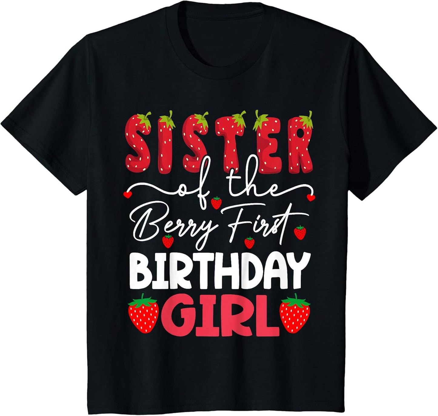 Sister of The Berry First Birthday Girl Strawberry