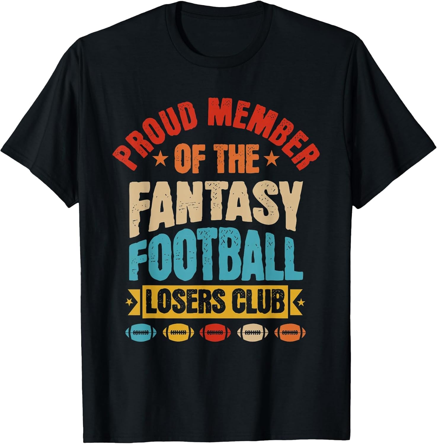 Funny Fantasy Football Losers Club Draft Party Trophy