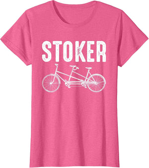 Tandem Bike Stoker Funny Couple Cycling Tandem Bike Captain