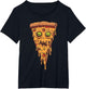 Funny Scary Face Pizza Lovers Spooky Halloween Food