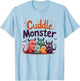 Halloween Cuddle Monster Family-Friendly Cute Design , Men, Baby Blue, Large