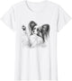Papillon Dog Lover Raising Paw Design