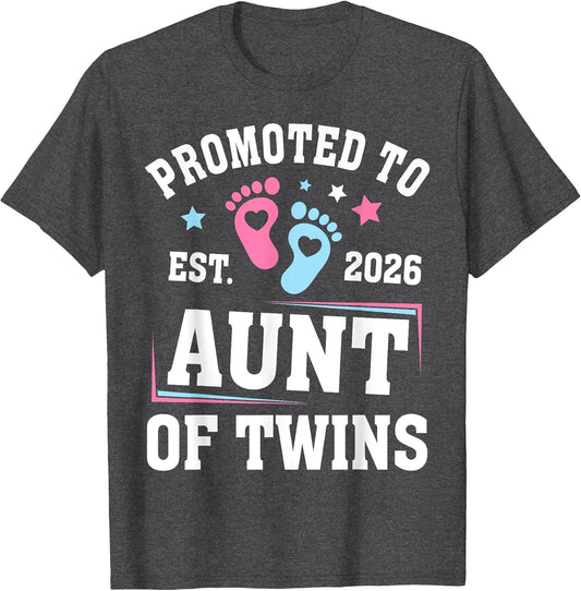 Promoted to Aunt of Twins Est 2026 Gender Reveal
