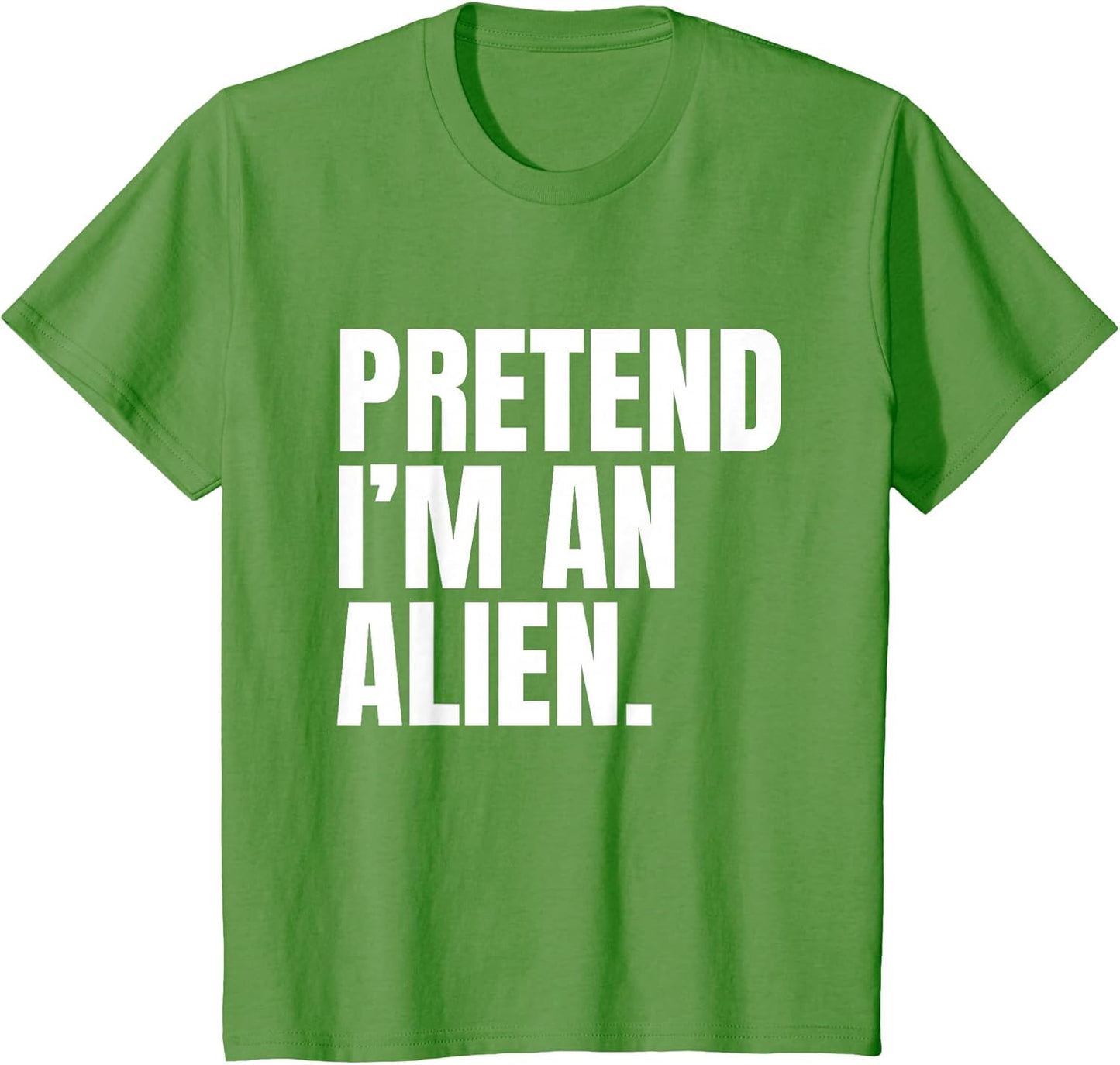 Pretend I’m an Alien Funny Minimalist Halloween Costume