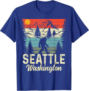 Seattle Washington PNW Bigfoot Vintage Pacific Northwest