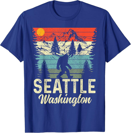 Seattle Washington PNW Bigfoot Vintage Pacific Northwest