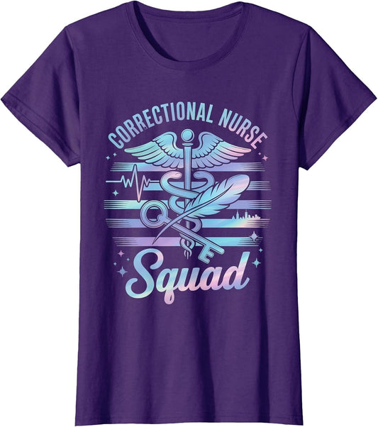 Correctional Nurse American Flag Corrections Nursing Squad