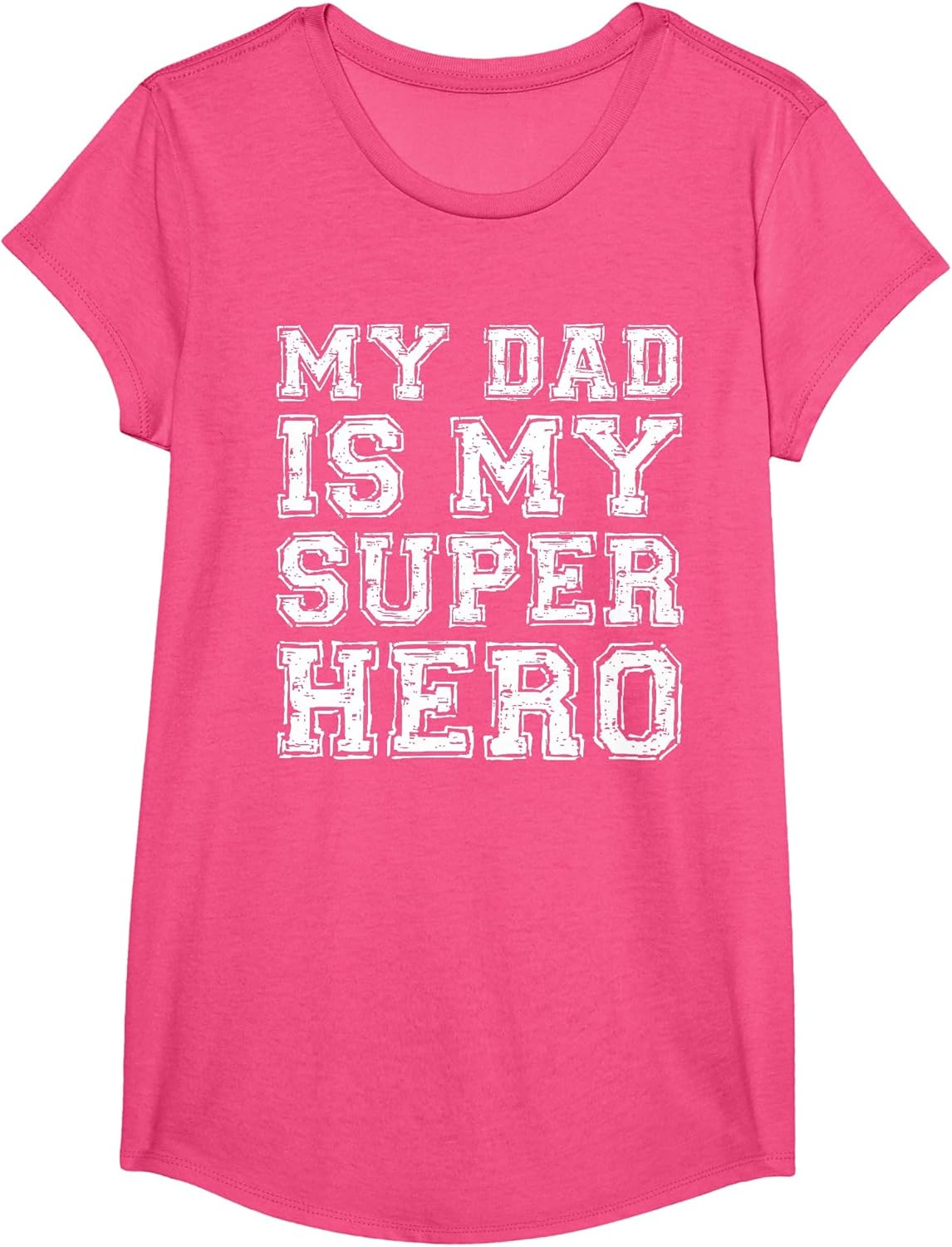 My Dad is My Superhero Shirt Kids Boy Girl Fathers Day