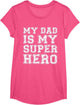 My Dad is My Superhero Shirt Kids Boy Girl Fathers Day