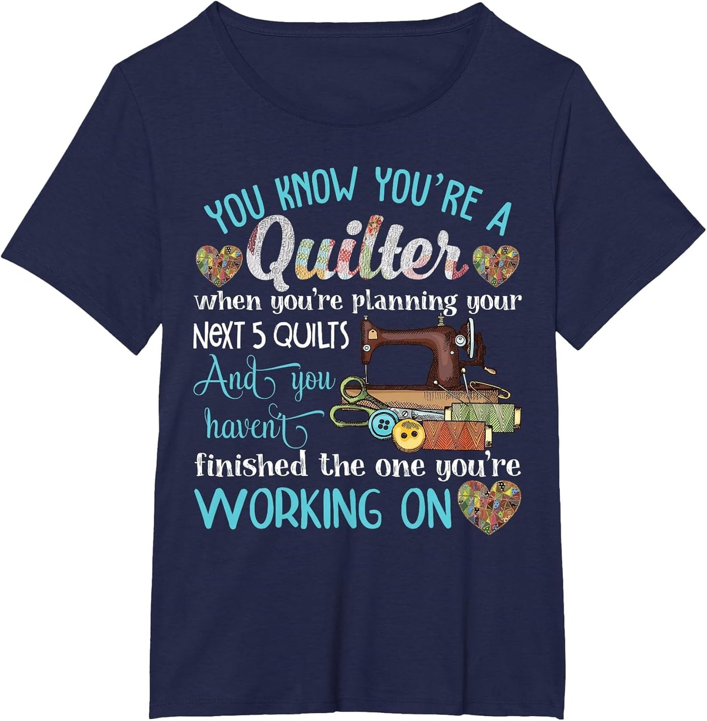 You're A Quilter When You're Planning Your Next 5 Quilts