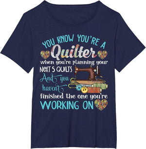 You're A Quilter When You're Planning Your Next 5 Quilts