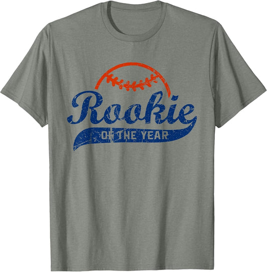Funny Vintage Baseball Rookie of The Year