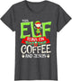 This Elf Runs On Coffee and Jesus Cute Christian