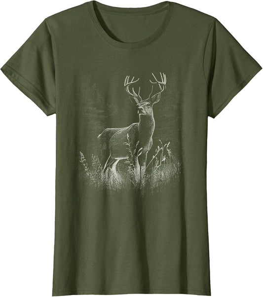 Deer in The Forest Nature Animals Deer Lovers