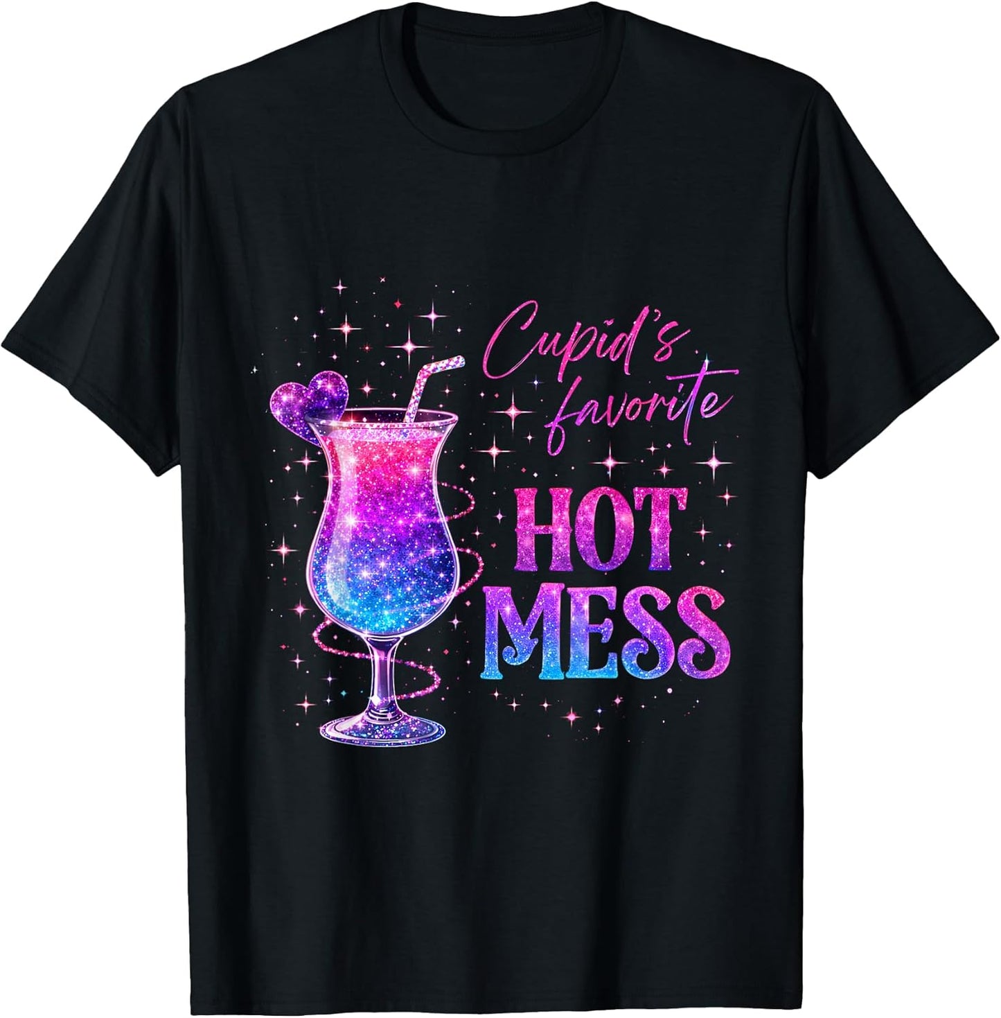 Funny Valentine Cupid’s Favorite Hot Mess