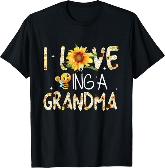 I Love Being A Grandma Sunflower Bee Mother's Day