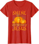 Shine with The Light of Jesus Christian Halloween Pumpkin