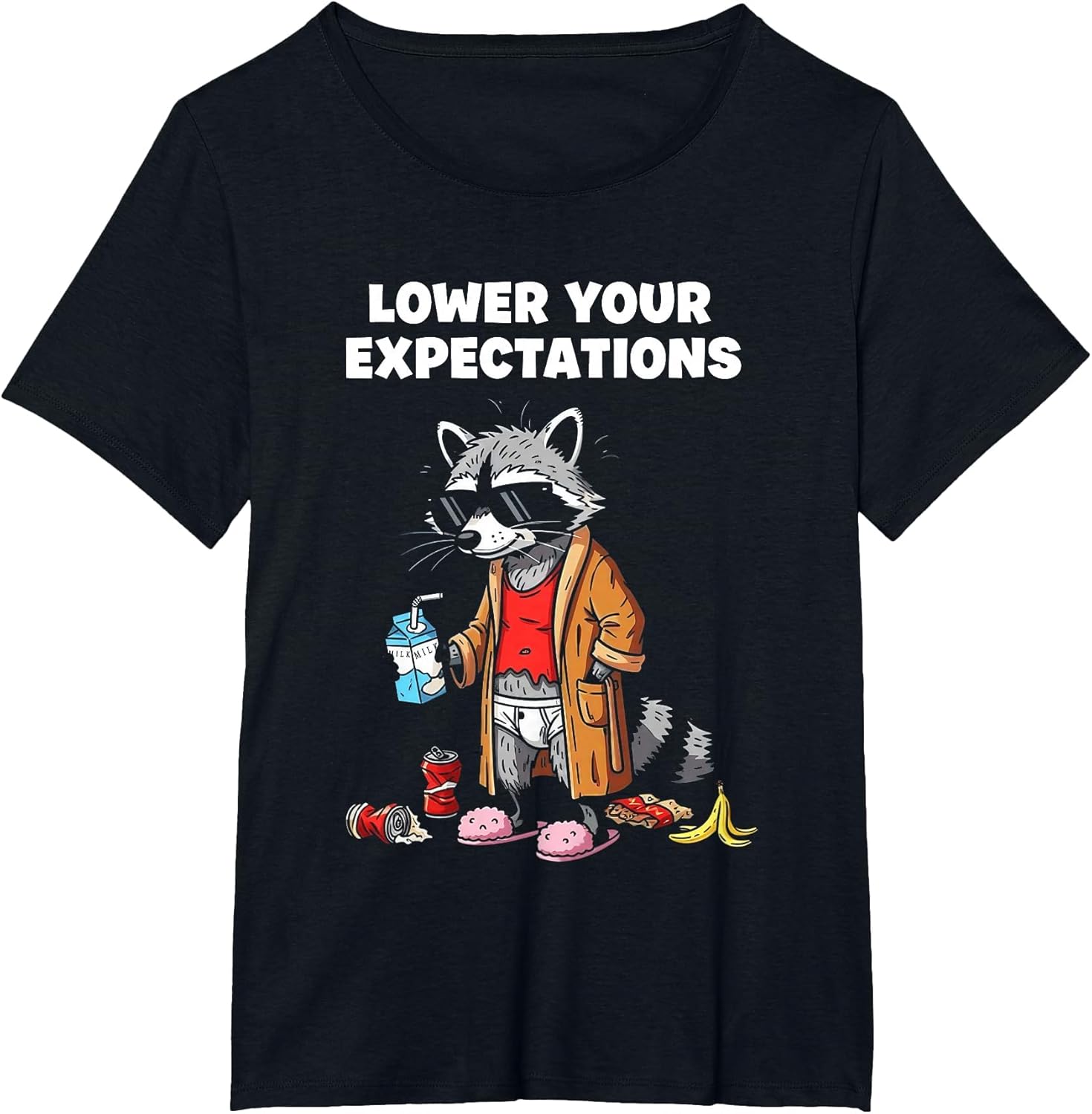 Lower Your Expectations Funny Cartoon Sarcasm