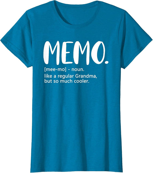 Memo Shirts Mother's Day idea for Grandma Memo