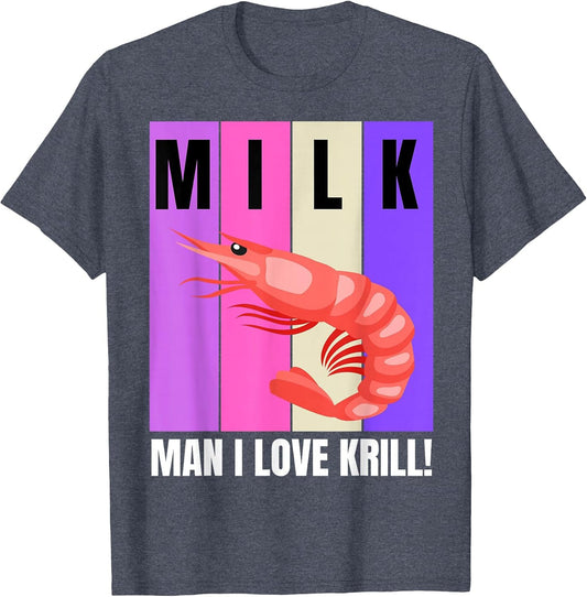 I Love Krill! Seaside Joke Fishing Pun Funny Krill