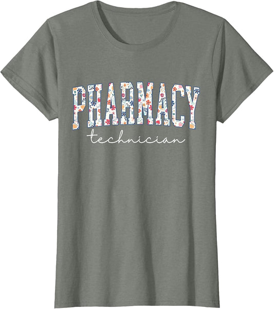 Floral Pharmacy Technician Appreciation Pharmacist Tech