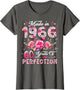 60 Year Old Made in 1966 Floral 60th Birthday Women