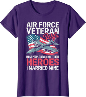 Air Force Wife American Patriotic Fighter Pilot Veteran