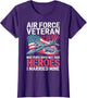 Air Force Wife American Patriotic Fighter Pilot Veteran