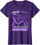 I Wear Purple for My Daughter Epilepsy Awareness