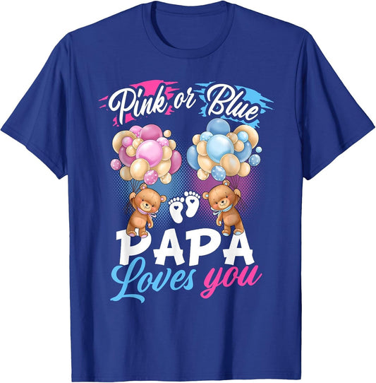Bears Pink Or Blue Papa Loves You Gender Reveal