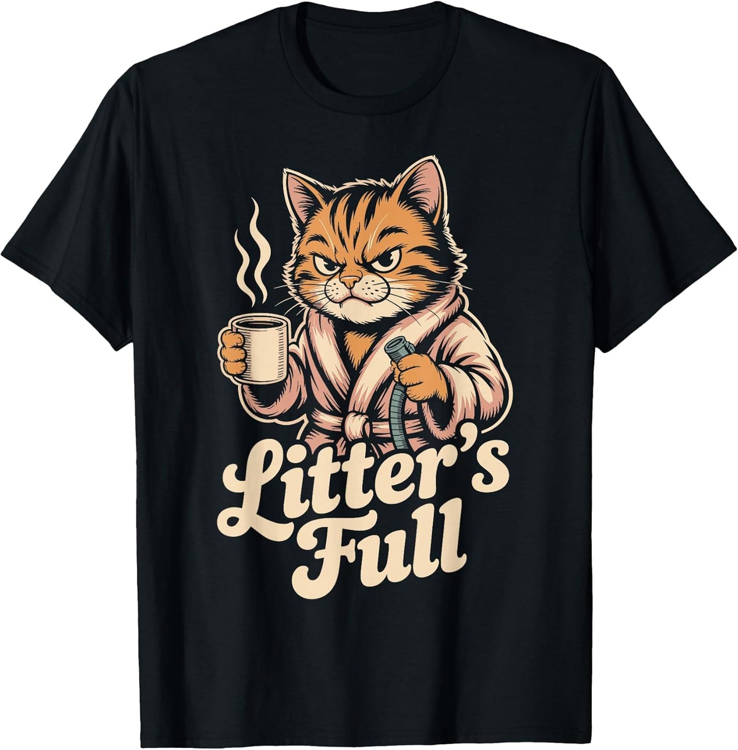 Litter’s Full Funny Cat Parody for Pet Lovers Men Women Kids