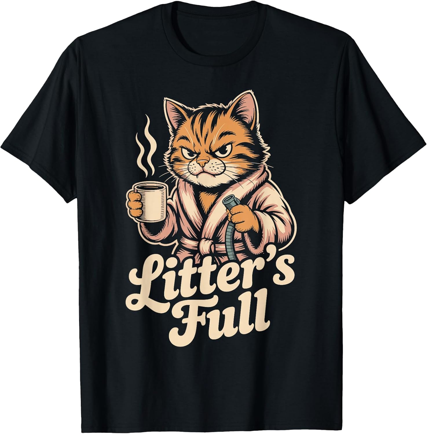 Litter’s Full Funny Cat Parody for Pet Lovers Men Women Kids