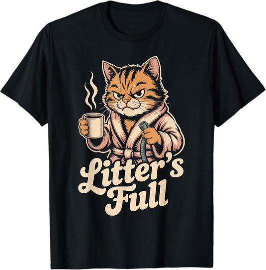 Litter’s Full Funny Cat Parody for Pet Lovers Men Women Kids