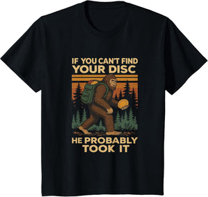 Big Foot Funny Disc Golf Sasquatch Men Women Kids Frisbee