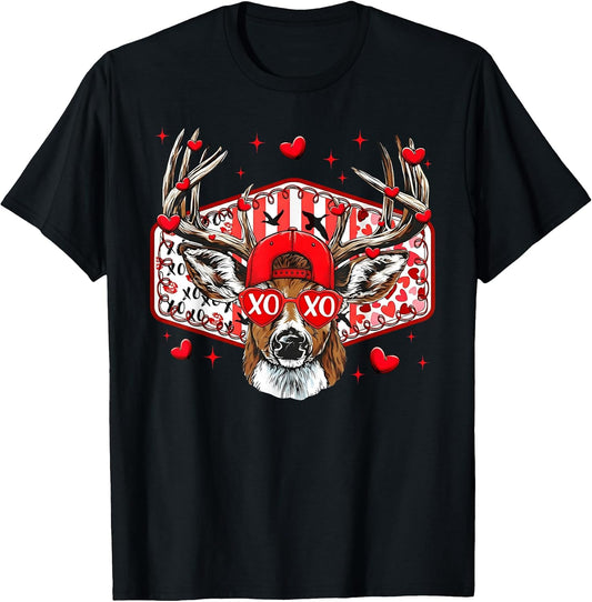 Deer Hunting XOXO Valentine Buck Boys Cap Men Women Kid