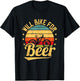 Will Bike for Beer Funny Bike Lovers Biking Vintage