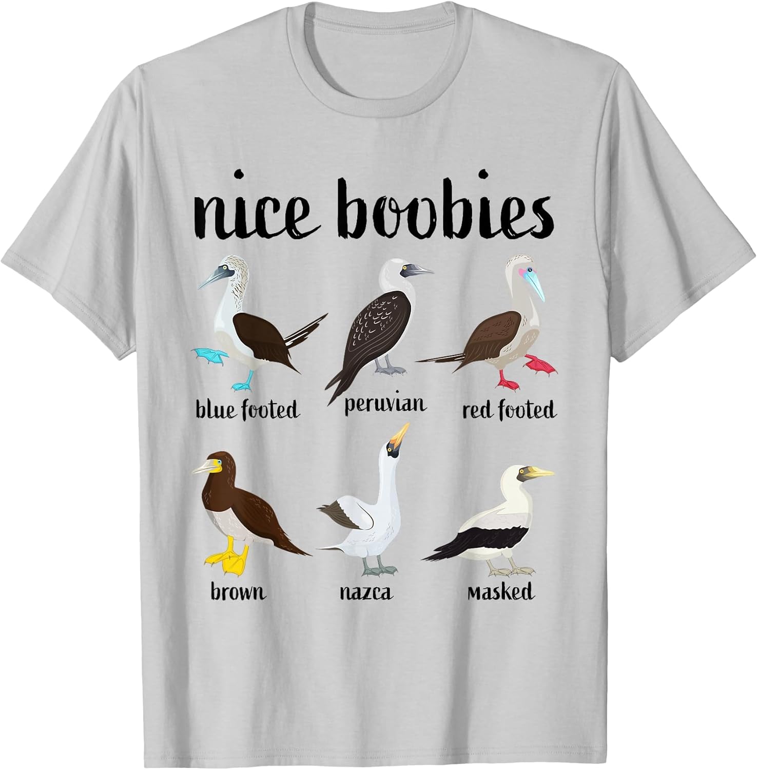 Nice Boobies Funny Booby Birds Birdwatching Ornithology