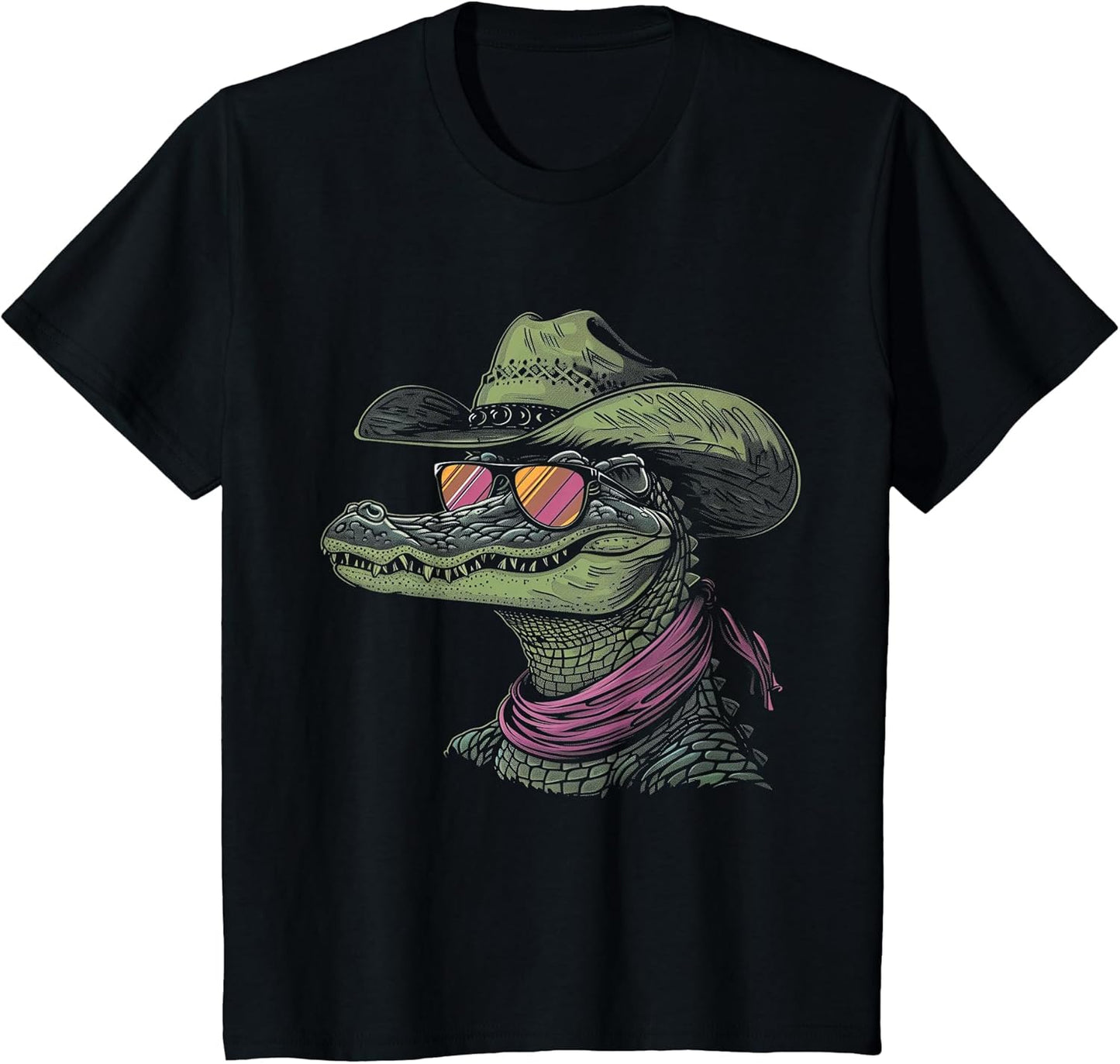Alligator Cowboy Hat Gator Crocodile Reptile Lover Funny