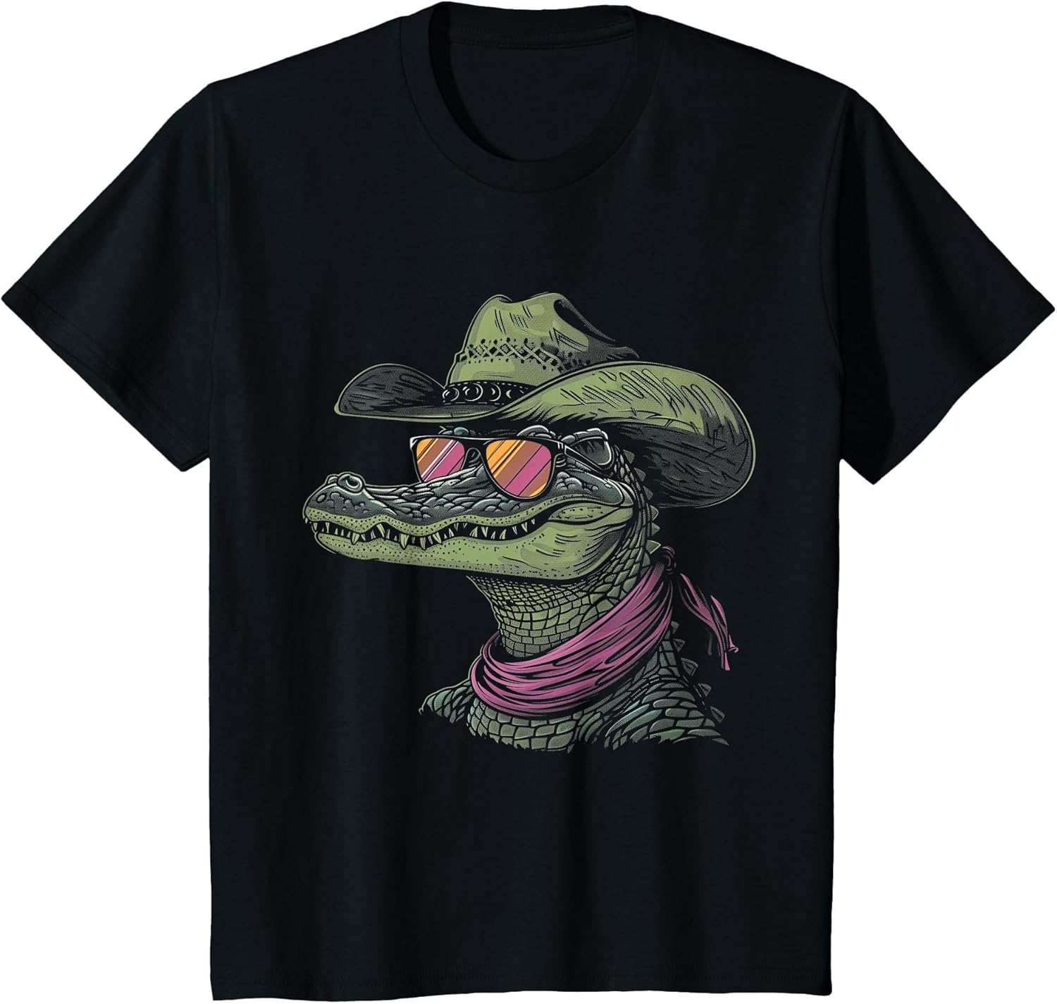 Alligator Cowboy Hat Gator Crocodile Reptile Lover Funny