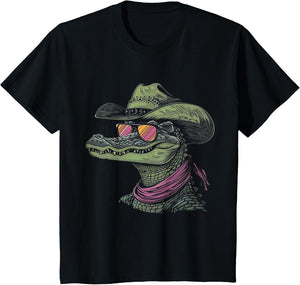 Alligator Cowboy Hat Gator Crocodile Reptile Lover Funny