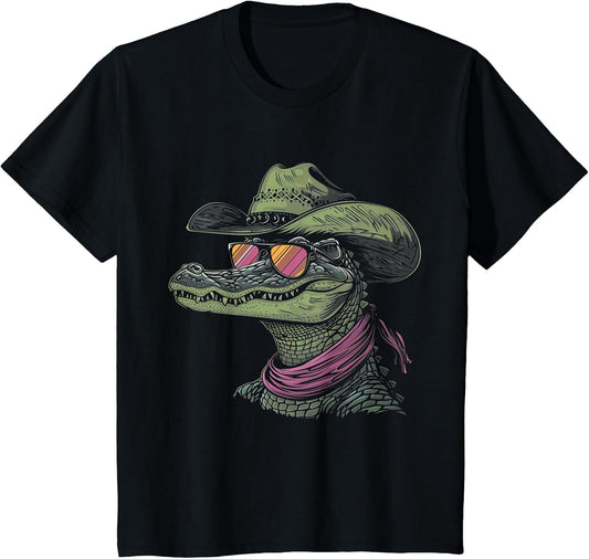 Alligator Cowboy Hat Gator Crocodile Reptile Lover Funny