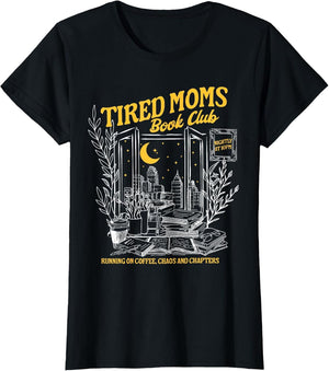 Retro Tired Moms Book Club Bookish Booktrovert Mother's Day