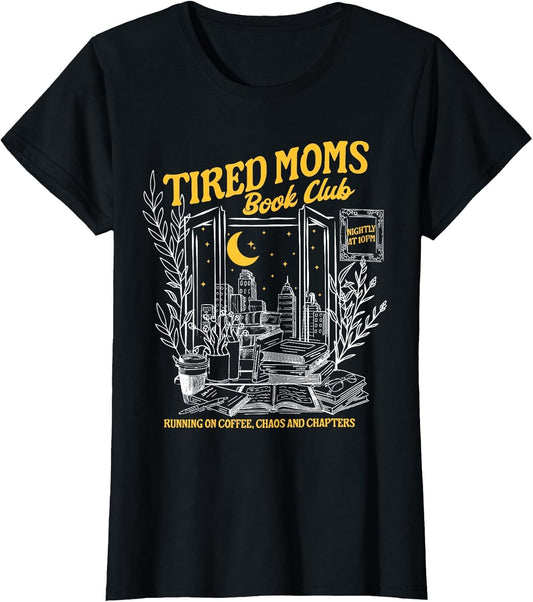 Retro Tired Moms Book Club Bookish Booktrovert Mother's Day