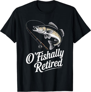 Ofishally Retired Fishing Retirement Finshing Dad