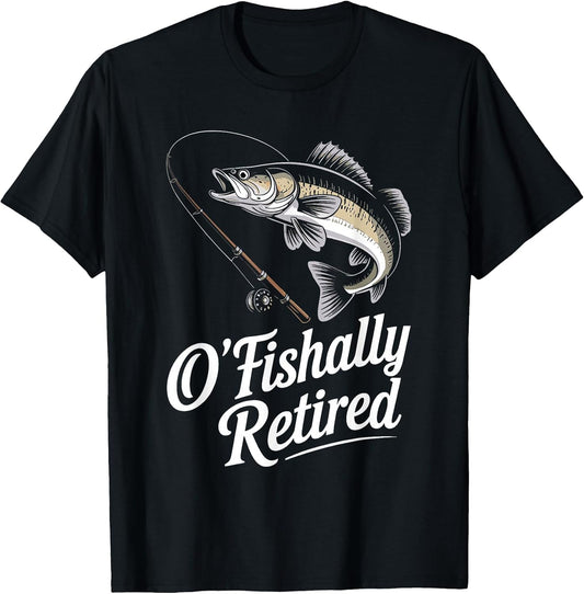 Ofishally Retired Fishing Retirement Finshing Dad