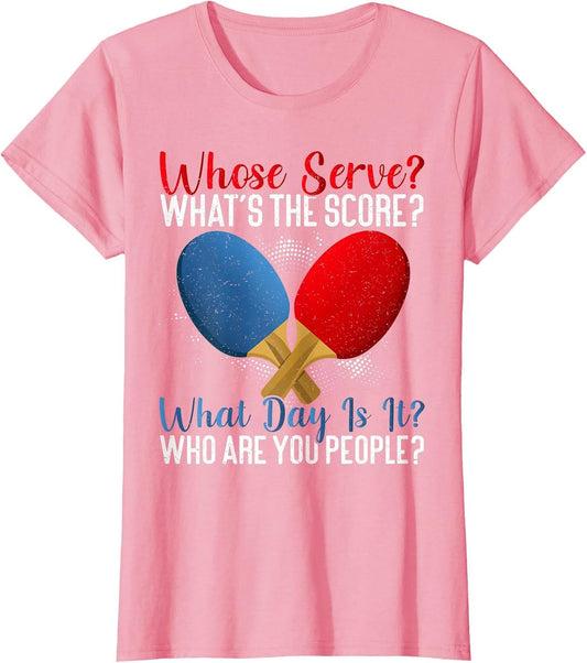 Whose Serve? What's The Score? | Funny Table Tennis