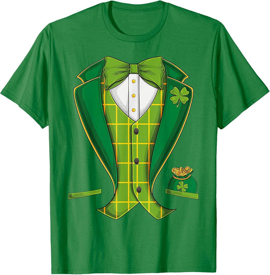 Funny Leprechaun st Patricks Day Costume Kids Boys Men Women