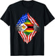 Super Zimbabwean Heritage Proud Zimbabwe Roots USA Flag